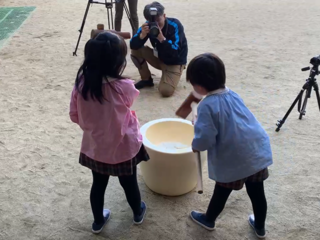 お餅つき会！！